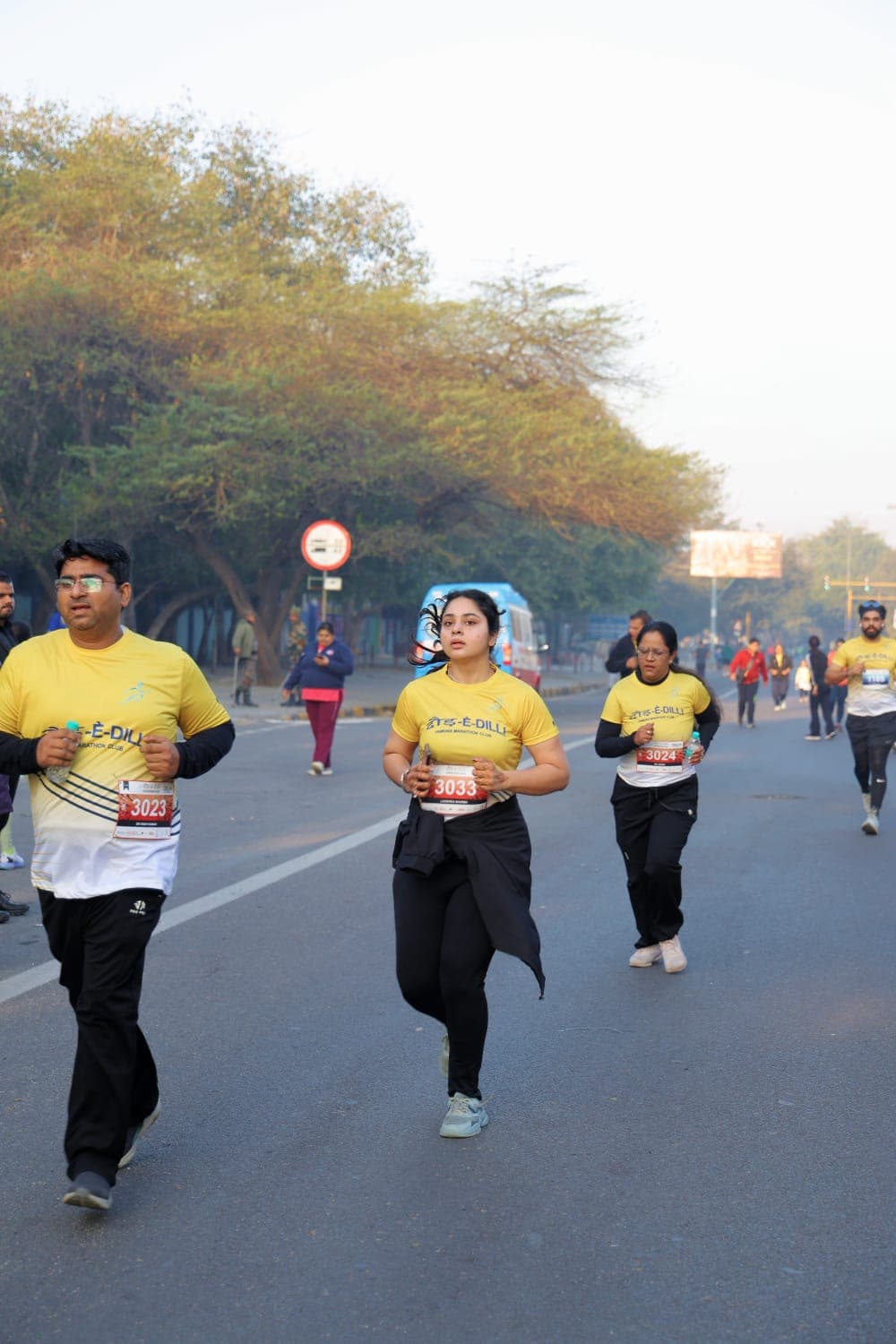 Daud-È-Dilli runners on the road